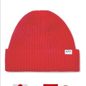 A.P.C Wool ribbed beanie